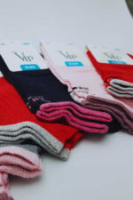 Vip Kız Çocuk Patik 12li Paket Karışık Renk - Görsel 6