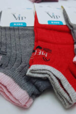 Vip Kız Çocuk Patik 12li Paket Karışık Renk - Görsel 7