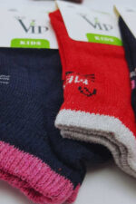 Vip Kız Çocuk Patik 12li Paket Karışık Renk - Görsel 11