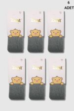 Zent Çocuk Havlu Külotlu 6lı Gri