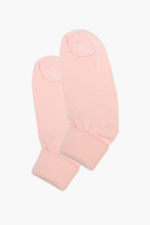 Çizgili Kız Çocuk 2'li Çorap Seti Somon 3-5 Yaş - Görsel 2