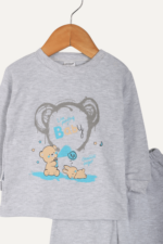 Baby Ayıcık Desenli Rahat Erkek Bebek Pijama Takımı - Görsel 2