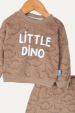 Little Dino Baskılı Erkek Bebek İkili Takım - Görsel 6