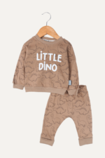 Little Dino Baskılı Erkek Bebek İkili Takım - Görsel 4
