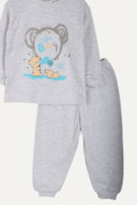 Baby Ayıcık Desenli Rahat Erkek Bebek Pijama Takımı - Görsel 3