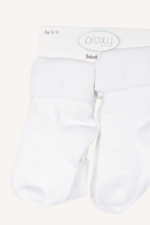 Uni Bebek Uzun 2'li Çorap Seti Beyaz 0-6 Ay - Görsel 2