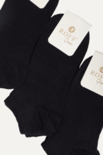 Düz Renk Uni Çocuk 3'lü Çorap Seti - Görsel 4