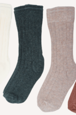 Uzun Çizgili Uni Bebek 4'lü Çorap Seti 12-24 Ay - Görsel 4