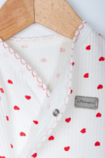 Minik Kalpler Desenli Kız Bebek 5'li Yenidoğan Hastane Çıkışı Seti - Görsel 3