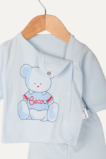 Ayıcık Desenli Erkek Bebek İkili Pijama Takımı - Görsel 2