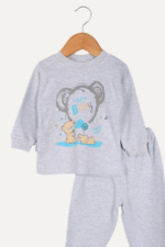 Baby Ayıcık Desenli Rahat Erkek Bebek Pijama Takımı - Görsel 5