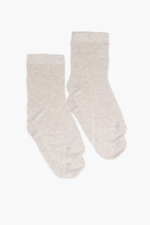 Uni Çizgili Çocuk 2'li Çorap Seti Bej 3-4 Yaş