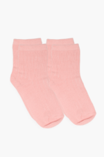 Çizgili Kız Bebek 2'li Çorap Seti Pembe 12-24 Ay