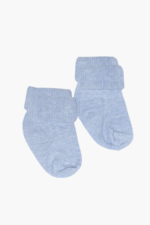 Katlamalı Erkek Bebek 2'li Çorap Seti 0-6 Ay