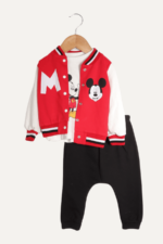Baskılı Kolej Ceketli Erkek Bebek Üçlü Takım - Görsel 5