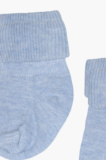 Katlamalı Erkek Bebek 2'li Çorap Seti 0-6 Ay - Görsel 2