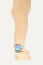 Dondurma Desenli Kız Çocuk Külotlu Çorap 1-2 Yaş Somon