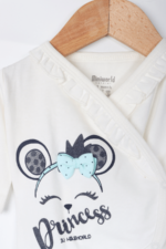 Kız Bebek 5li Yenidoğan Hastane Çıkışı Seti - Princess Temalı - Görsel 3