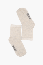 Çizgili Erkek Bebek 2'li Çorap Seti Bej 13-15 Ay-1.5 Yaş