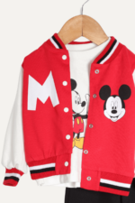 Baskılı Kolej Ceketli Erkek Bebek Üçlü Takım - Görsel 7