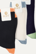 Erkek Çocuk Ucu Renkli Soket 3'lü Çorap Seti 11-12 Yaş - Görsel 3