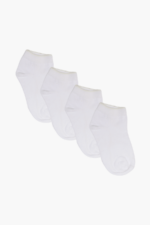 Uni Bebek 4'lü Çorap Seti Beyaz 6-12 Ay