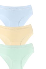 Kız Çocuk Dantelli 3'lü Çocuk Külot Seti - Görsel 8