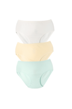 Kız Çocuk Çizgili 3'lü Çocuk Külot Seti - Görsel 5