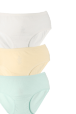 Kız Çocuk Çizgili 3'lü Çocuk Külot Seti - Görsel 6