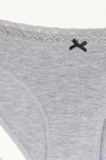 Kız Çocuk Dantel Detayları ve Zarif 3'lü Külot Seti 12-13 Yaş - Görsel 3