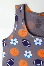 Eğlenceli ve Rahat Desenli 5'li Erkek Çocuk Atlet Seti 5-6 Yaş - Görsel 7