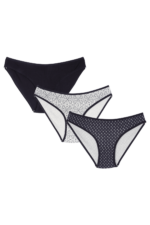 Kız Çocuk Çiçek Desenli 3'lü Çocuk Külot Seti 15-16 Yaş - Görsel 2