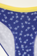 Kız Çocuk Mavi Renk Desenli 3'lü Külot Seti - Görsel 4