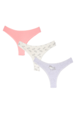 Kız Çocuk Unicorn Brazilian 3'lü Çocuk Külot Seti - Görsel 3