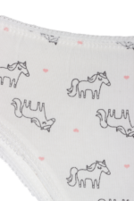 Kız Çocuk Unicorn Brazilian 3'lü Çocuk Külot Seti - Görsel 4