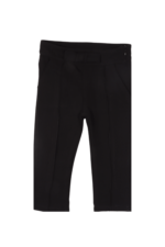 Kız Çocuk Şık Kolu Fırfırlı Bluz ve Kumaş Pantolonlu İkili Takım Siyah - Görsel 2