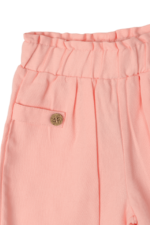 Bebek Kız Fırfırlı Yakalı Chery Nakışlı İkili Takım Krem - Görsel 4