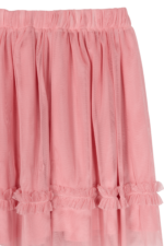 Kız Çocuk Lastikli Cetekli ve Türlü Etekli 3'lü Takım Bej-Pembe - Görsel 6