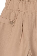 Bebek Kız Fırfırlı Yakalı Chery Nakışlı İkili Takım Pembe - Görsel 3