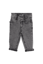Erkek Bebek Rahat Cepli Gri Kot Pantolon