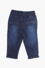 Erkek Bebek Bağlama Lastikli Kot Pantolon Kot - Görsel 2