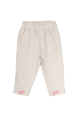 Kız Bebek Nakış Detaylı Örgü Yelekli 3'lü Takım Pembe - Görsel 3