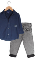 Erkek Çocuk Bayramlık Gömlek ve Pantolon Takımı - Görsel 2